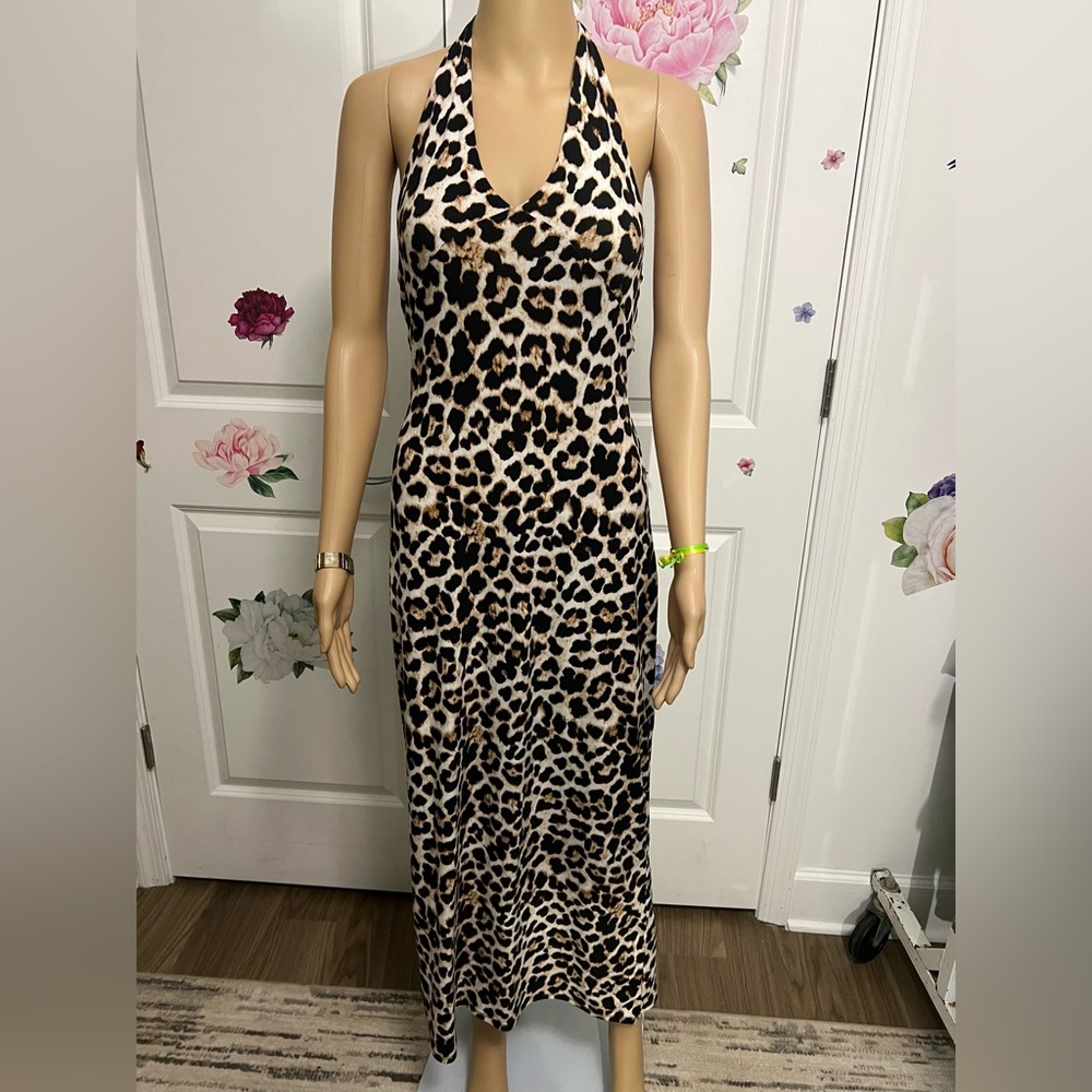 No Boundaries Animal Print Maxi Dress